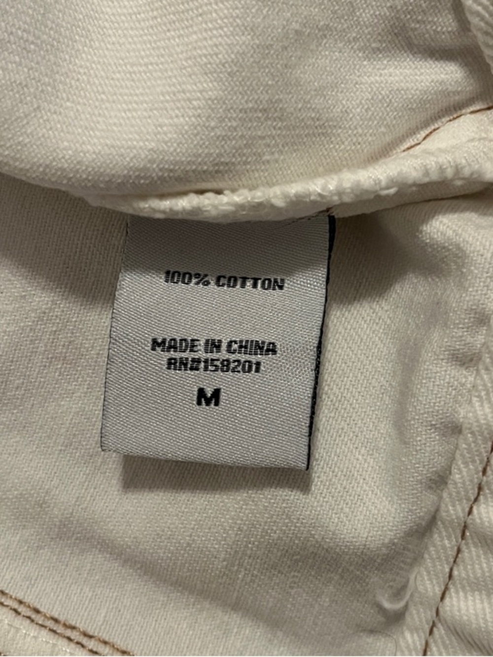 CALI 1850 Women's Off-White Denim Jacket - Picture 6 of 8